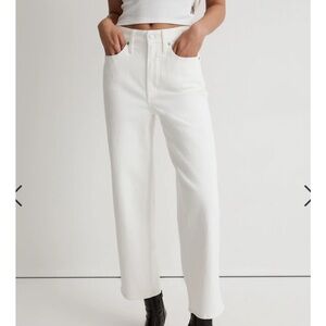 NWT Madewell Perfect Vintage Wide-Leg Crop Jean- Vintage Canvas 31P
